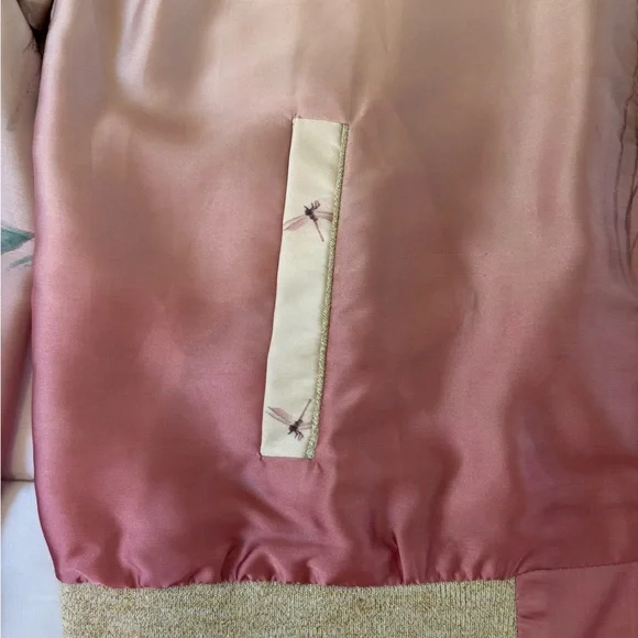 NAF NAF Silk Bomber Jacket - Picture 3 of 4